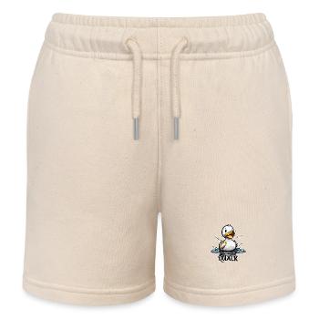 Canard en caoutchouc / Canard en caoutchouc / Eau / Baignoire - Short de jogging enfant bio Stanley/Stella - écru doux - Devant