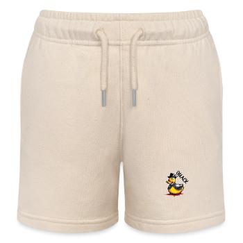 Canard en caoutchouc / Canard en caoutchouc / Eau / Baignoire - Short de jogging enfant bio Stanley/Stella - écru doux - Devant