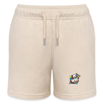 Canard en caoutchouc / Canard en caoutchouc / Eau / Baignoire - Short de jogging enfant bio Stanley/Stella - écru doux - Devant