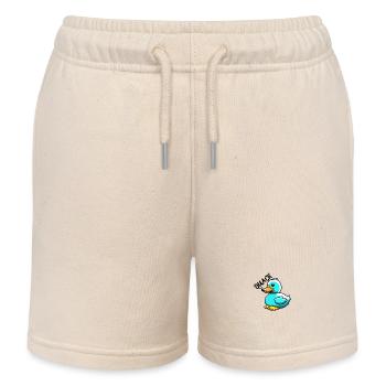Canard en caoutchouc / Canard en caoutchouc / Eau / Baignoire - Short de jogging enfant bio Stanley/Stella - écru doux - Devant