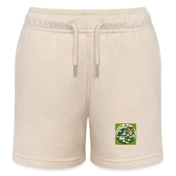 Retro-Tiger - Kinder Organic Joggingshorts Mini Bolter von Stanley/Stella - Natur - Vorne