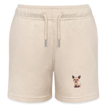 Niedlicher Fuchs Mit Großen Augen - Kinder Organic Joggingshorts Mini Bolter von Stanley/Stella - Natur - Vorne
