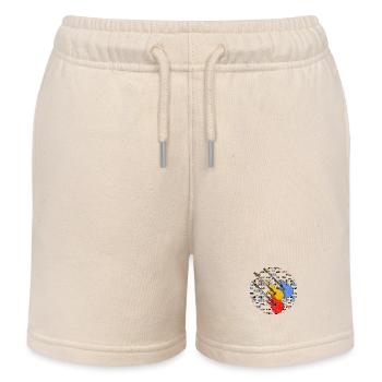Guitars - Kids Organic Sweat Shorts by Stanley/Stella - soft Ecru - Front