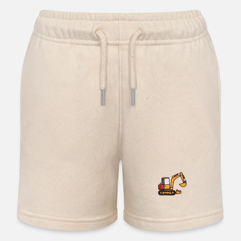Pelle pour enfants - Short de jogging enfant bio Stanley/Stella - écru doux