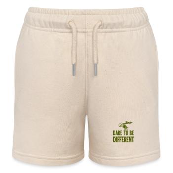 Motorrad Motocross Bike Racing Motorsport - Kinder Organic Joggingshorts Mini Bolter von Stanley/Stella - Natur - Vorne