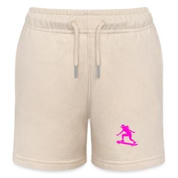 Skateboard Femme Symbole Skateboard - Short de jogging enfant bio Stanley/Stella - écru doux - Devant