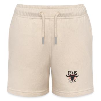 Texas, United States Since 1845 USA America - Kids Organic Sweat Shorts by Stanley/Stella - soft Ecru - Front