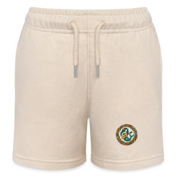 Gitarre Meerjungfrau - Kinder Organic Joggingshorts Mini Bolter von Stanley/Stella - Natur - Vorne