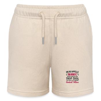 I'm Granny Too Cool - Geschenk für coole Oma - Kinder Organic Joggingshorts Mini Bolter von Stanley/Stella - Natur - Vorne