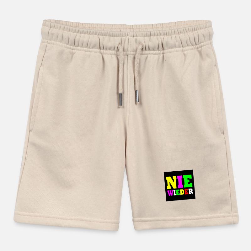 Never again Kids Organic Sweat Shorts by Stanley/Stella
