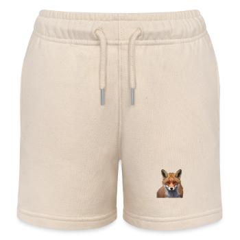 Fuchs - Kinder Organic Joggingshorts Mini Bolter von Stanley/Stella - Natur - Vorne