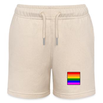 Regenbogen - Kinder Organic Joggingshorts Mini Bolter von Stanley/Stella - Natur - Vorne