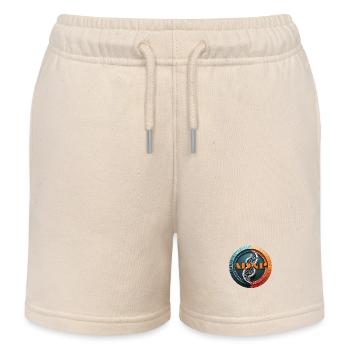 ANDP - Syndrome - GEN - Short de jogging enfant bio Stanley/Stella - écru doux - Devant