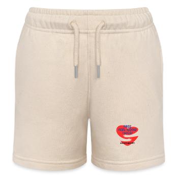 Hugtherapy - Kids Organic Sweat Shorts by Stanley/Stella - soft Ecru - Front