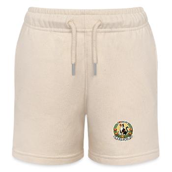 I love my Calico - Kids Organic Sweat Shorts by Stanley/Stella - soft Ecru - Front