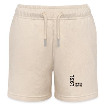 1931 limited edition - Short de jogging enfant bio Stanley/Stella - écru doux - Devant