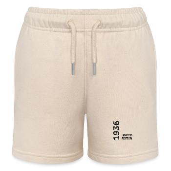 1936 limited edition - Short de jogging enfant bio Stanley/Stella - écru doux - Devant