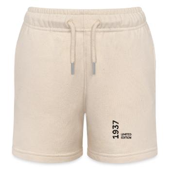 1937 limited edition - Short de jogging enfant bio Stanley/Stella - écru doux - Devant
