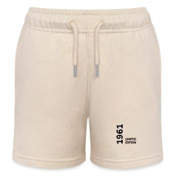 1961 limited edition - Short de jogging enfant bio Stanley/Stella - écru doux - Devant