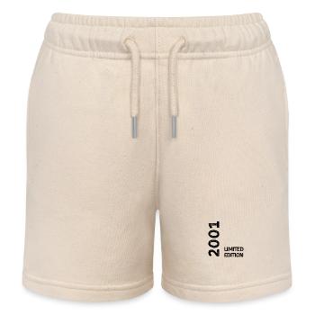 2001 limited edition - Short de jogging enfant bio Stanley/Stella - écru doux - Devant