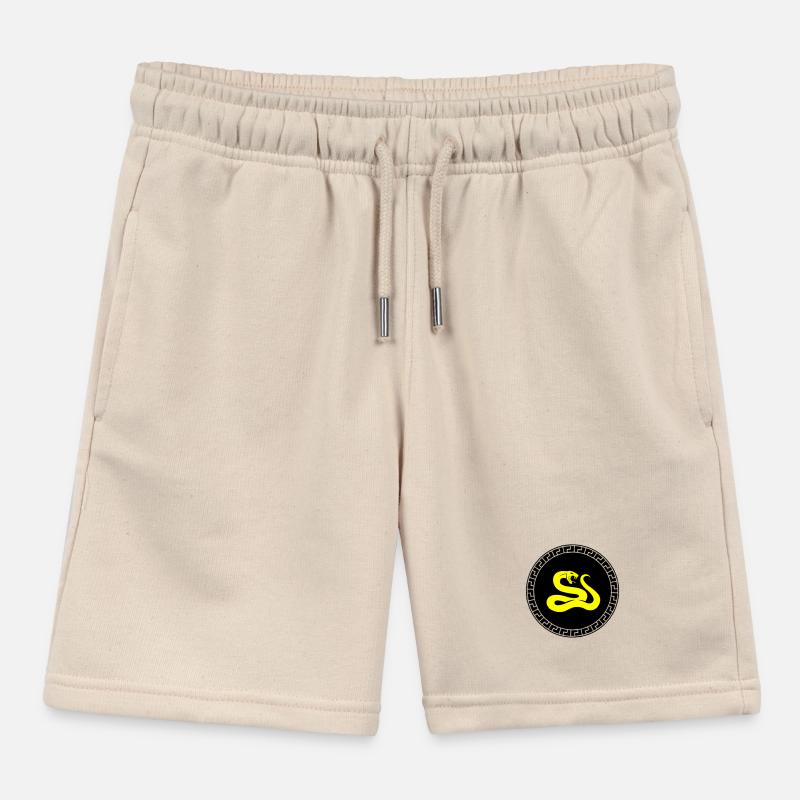 Snake 02 Kids Organic Sweat Shorts by Stanley/Stella