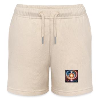 Heavenly spectacle - Kids Organic Sweat Shorts by Stanley/Stella - soft Ecru - Front