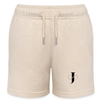 Unendlicher Buchstabe - Kinder Organic Joggingshorts Mini Bolter von Stanley/Stella - Natur - Vorne