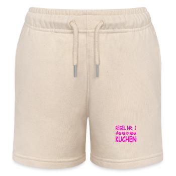 Kuchen - Kinder Organic Joggingshorts Mini Bolter von Stanley/Stella - Natur - Vorne