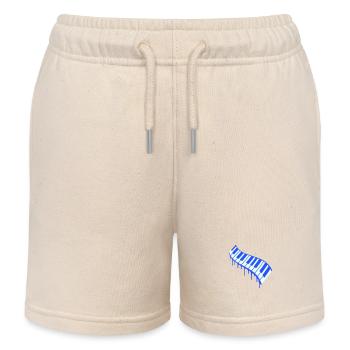 Graffiti Tropfen Klavier Tasten Instrument Musik - Kinder Organic Joggingshorts Mini Bolter von Stanley/Stella - Natur - Vorne