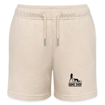 Couple marié Game Over - Short de jogging enfant bio Stanley/Stella - écru doux - Devant