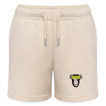 Lunettes de soleil funky Gorilla Cool Party Monkey Fun - Short de jogging enfant bio Stanley/Stella - écru doux - Devant