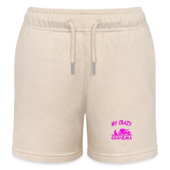 Grand-mère - Short de jogging enfant bio Stanley/Stella - écru doux - Devant