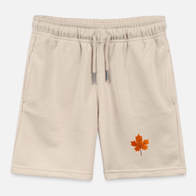 Maple Leaf Kids Organic Sweat Shorts by Stanley/Stella