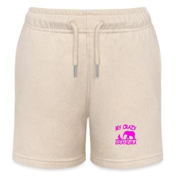Oma - Kinder Organic Joggingshorts Mini Bolter von Stanley/Stella - Natur - Vorne