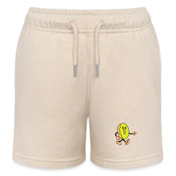 donut comic funny - Kinder Organic Joggingshorts Mini Bolter von Stanley/Stella - Natur - Vorne