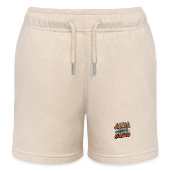 Ich bin nicht kompliziert, ich bin nur schwierig - Kinder Organic Joggingshorts Mini Bolter von Stanley/Stella - Natur - Vorne