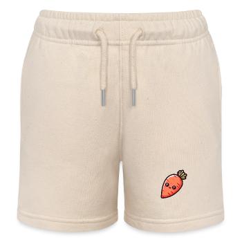 Baby-Karotte - Kinder Organic Joggingshorts Mini Bolter von Stanley/Stella - Natur - Vorne