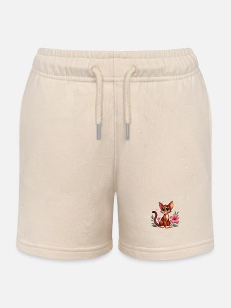 abyssin 4 - Short de jogging enfant bio Stanley/Stella - écru doux