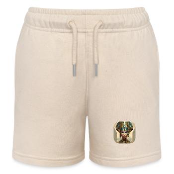 Reine Galactique - Short de jogging enfant bio Stanley/Stella - écru doux - Devant