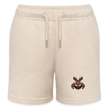Reh Muskeln Comic - Kinder Organic Joggingshorts Mini Bolter von Stanley/Stella - Natur - Vorne