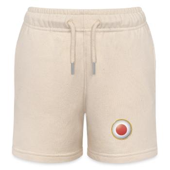 Japan Emblem - Kinder Organic Joggingshorts Mini Bolter von Stanley/Stella - Natur - Vorne
