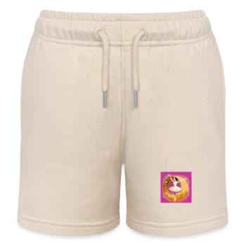 Artistic dance - Kids Organic Sweat Shorts by Stanley/Stella - soft Ecru - Front