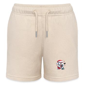 Polar Bear 7 - Kids Organic Sweat Shorts by Stanley/Stella - soft Ecru - Front