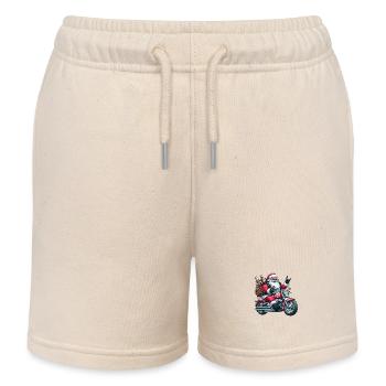 Santa Moto 5 - Kinder Organic Joggingshorts Mini Bolter von Stanley/Stella - Natur - Vorne