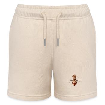 Logo Idia Art By Bestman - Kinder Organic Joggingshorts Mini Bolter von Stanley/Stella - Natur - Vorne