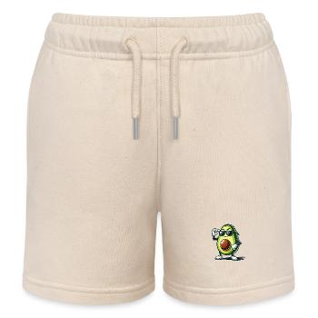 Avocado - Kids Organic Sweat Shorts by Stanley/Stella - soft Ecru - Front