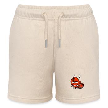 Chenille Méchant Pirate Sailor Hat Drôle Mignon Bande dessinée - Short de jogging enfant bio Stanley/Stella - écru doux - Devant
