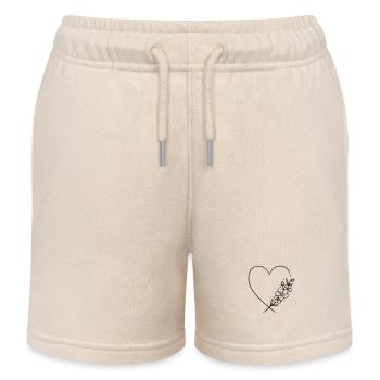 Herz - Kinder Organic Joggingshorts Mini Bolter von Stanley/Stella - Natur - Vorne