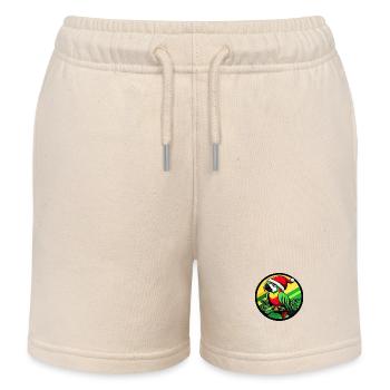 Papagai Weihnachten X-Mas - Kinder Organic Joggingshorts Mini Bolter von Stanley/Stella - Natur - Vorne