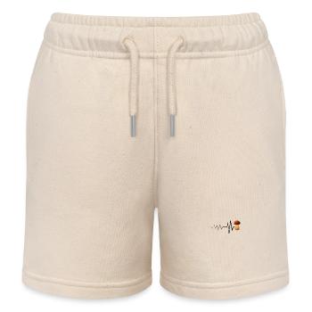 Steinpilze mit Herzschlag - Kinder Organic Joggingshorts Mini Bolter von Stanley/Stella - Natur - Vorne
